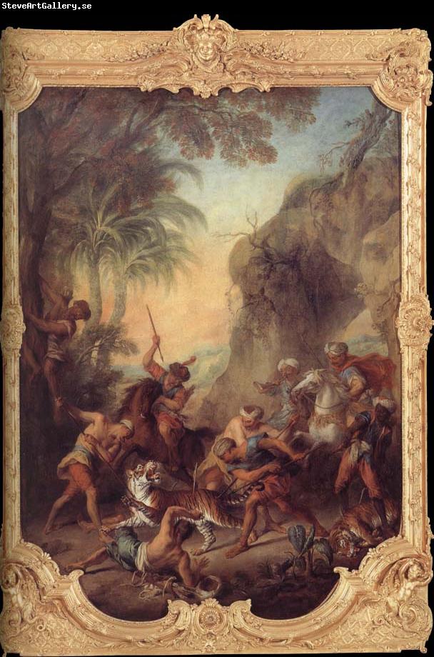 Nicolas Lancret Tiger Hunt